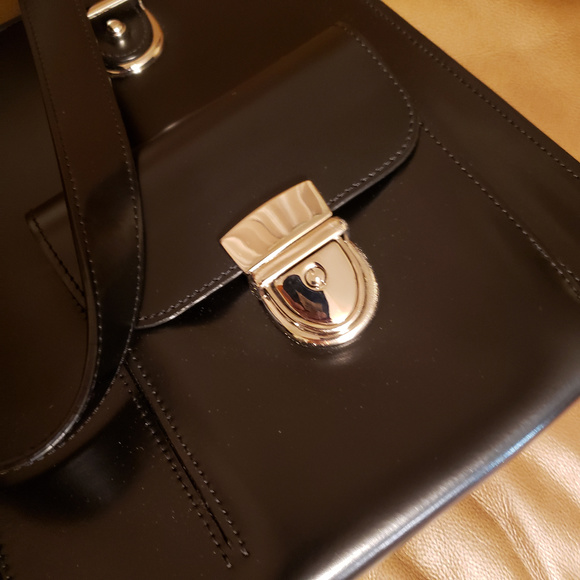 NWOT Jack Georges Computer Smooth Leather Bag - Picture 3 of 8